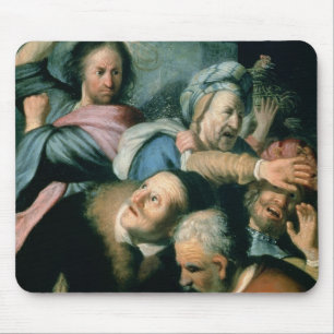 Christ Driving the Moneychangers Mouse Pad