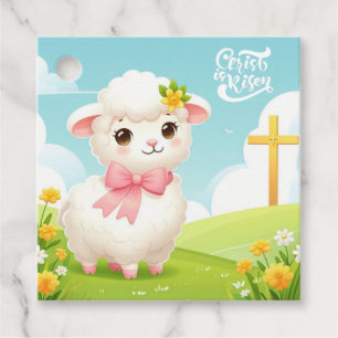 Christ/Easter/lamb/cross Favour Tags