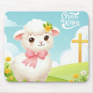 Christ/Easter/lamb/cross Mouse Pad