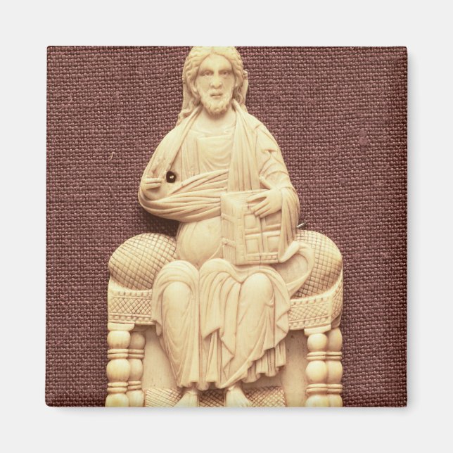 Christ enthroned, Byzantine, 10-11th century Magnet (Front)