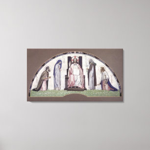 Christ Enthroned Canvas Print