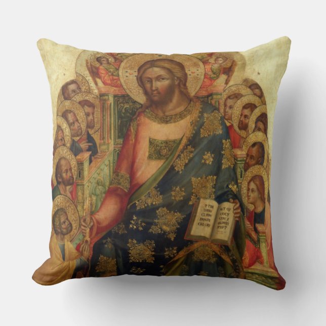 Christ Enthroned with Saints and Angels Handing th Cushion (Front)