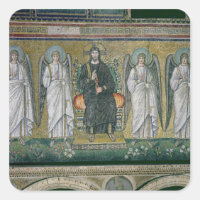 Christ enthroned with the angels 2