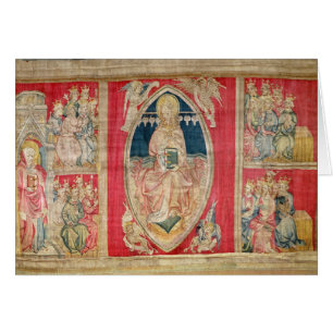 Christ enthroned with the apocalyptic beasts