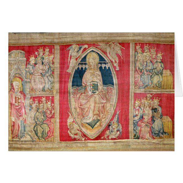 Christ enthroned with the apocalyptic beasts (Front Horizontal)