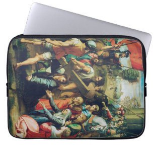 Christ Falling on the Way to Calvary Laptop Sleeve