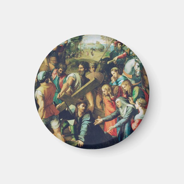 Christ Falling on the Way to Calvary Magnet (Front)