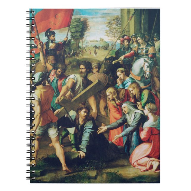 Christ Falling on the Way to Calvary Notebook (Front)