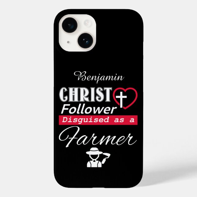 Christ Follower Disguised As A Farmer Christian Case-Mate iPhone Case (Back)