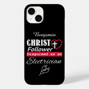 Christ Follower Disguised As Electrician Christian Case-Mate iPhone 14 Case