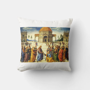 Christ Giving the Keys to Saint Peter Cushion