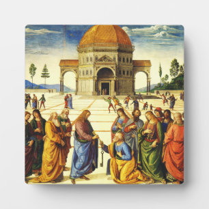 Christ Giving the Keys to Saint Peter Plaque