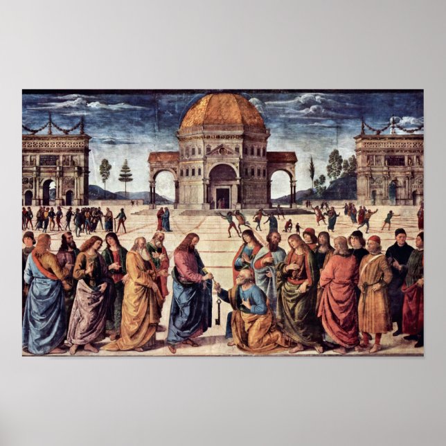 Christ Hands St. Peter The Keys To The Kingdom Poster (Front)