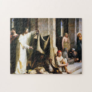 Christ Healing the Sick at Bethesda by Carl Bloch Jigsaw Puzzle