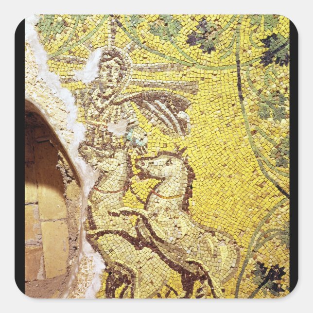 Christ Helios Square Sticker (Front)