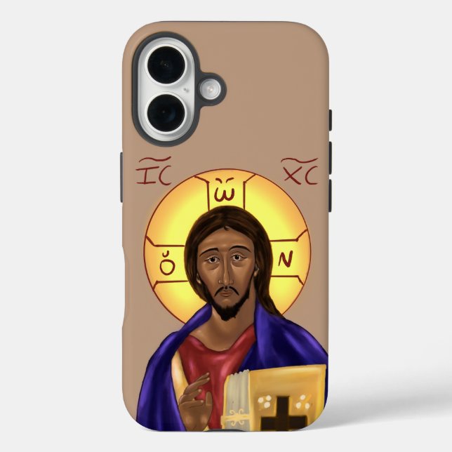 Christ Icon iPhone case - multiple sizes (Back)