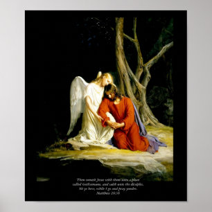 Christ in Gethsemane Bloch Fine Art Canvas Print