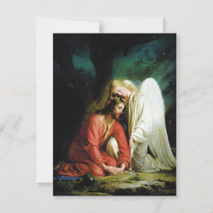 Christ in Gethsemane Postcard