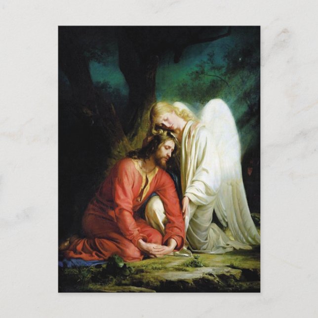 Christ in Gethsemane Postcard (Front)