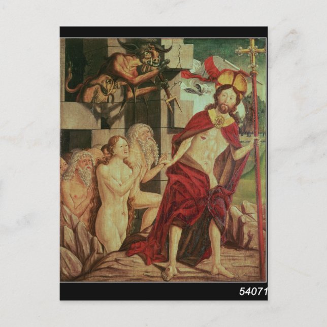 Christ in Hell Postcard (Front)