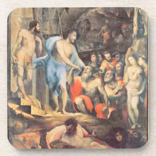 Christ in Limbo, c.1530-35 (panel) Coaster