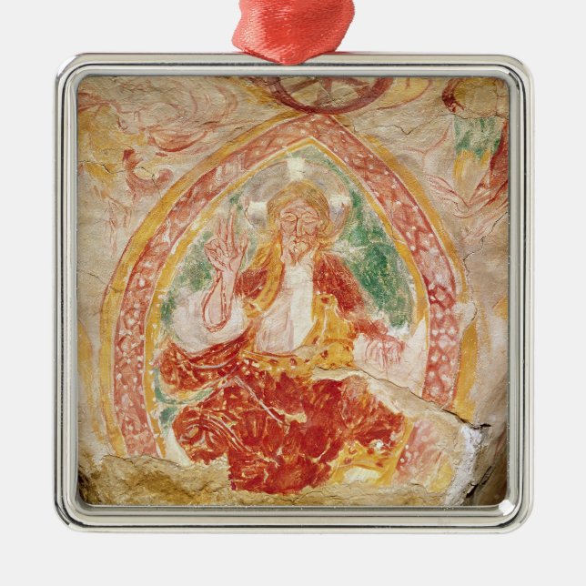 Christ in Majesty Metal Tree Decoration (Front)