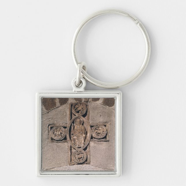 Christ in majesty with symbols of the key ring (Front)