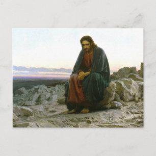 Christ in the Desert Postcard