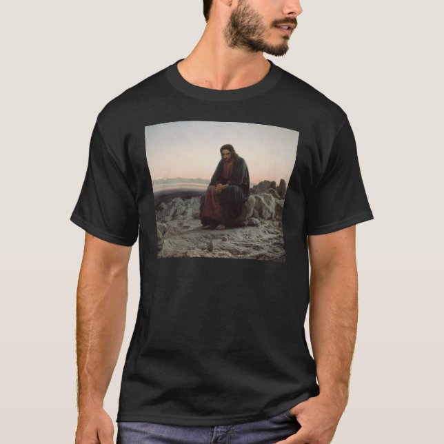 Christ in the Desert T-Shirt (Front)