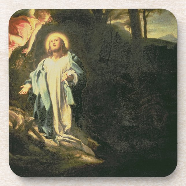 Christ in the Garden of Gethsemane 3 Coaster (Front)