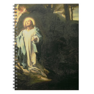 Christ in the Garden of Gethsemane 3 Spiral Notebook