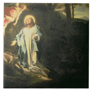 Christ in the Garden of Gethsemane 3 Tile