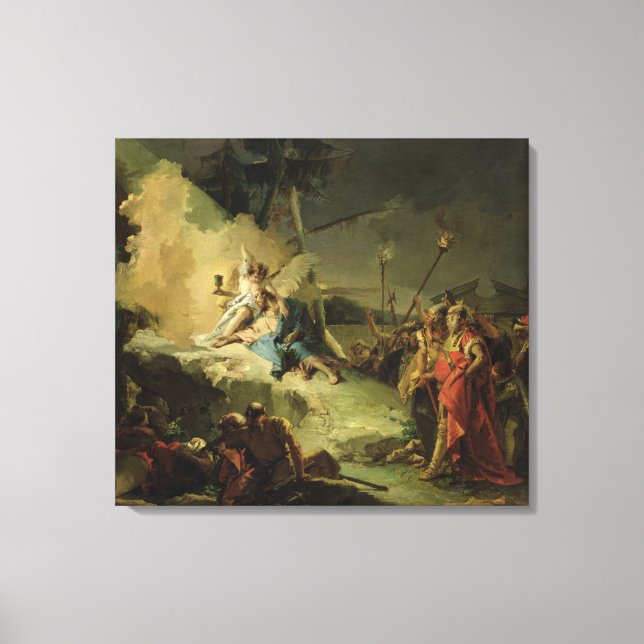 Christ in the Garden of Gethsemane Canvas Print (Front)