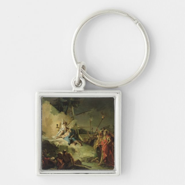 Christ in the Garden of Gethsemane Key Ring (Front)