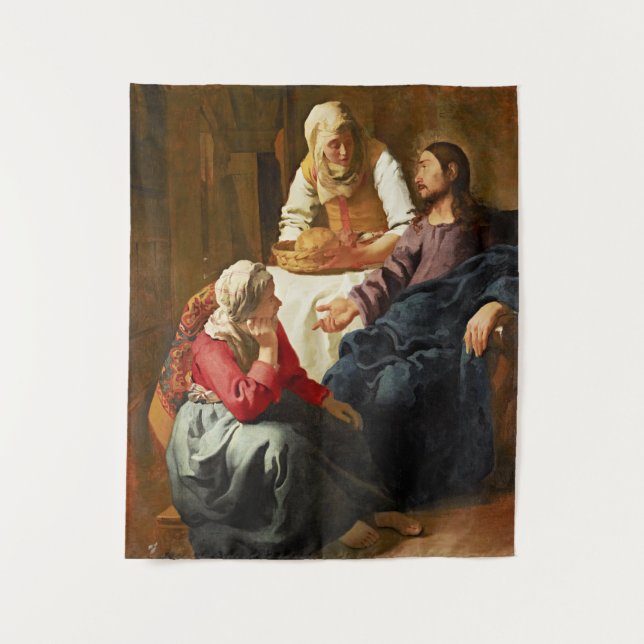 Christ in the House of Martha and Mary Tapestry (Front)