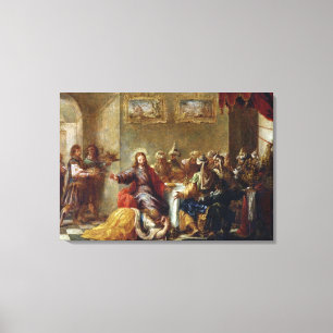 Christ in the House of Simon the Pharisee, 1660 Canvas Print