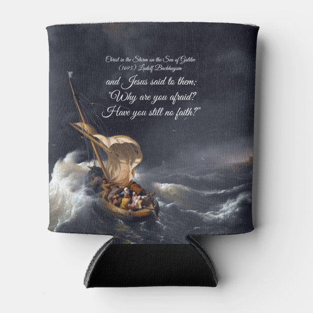 Christ in the Storm Can Cooler (Front)
