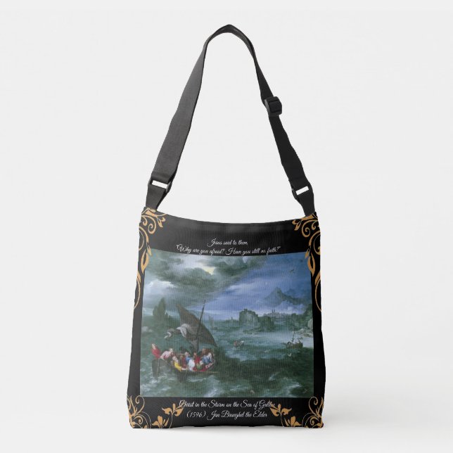 Christ in the Storm Crossbody Bag (Front)