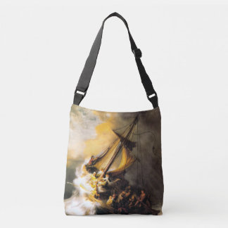 Christ in the Storm on Sea of Galilee- Rembrandt Crossbody Bag
