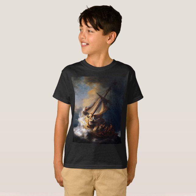 Christ in the Storm on the Sea of Galilee, 1633 T-Shirt (Front Full)