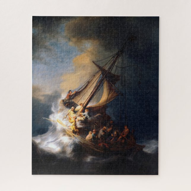 Christ in the Storm on the Sea of Galilee Jigsaw Puzzle (Vertical)