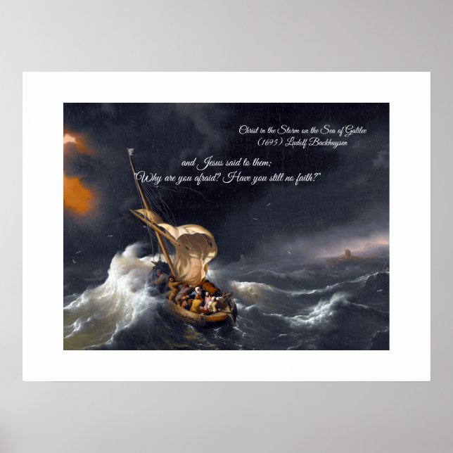 Christ in the Storm Poster (Front)