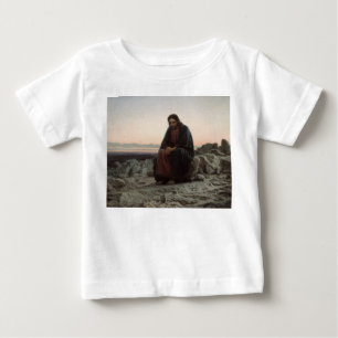 Christ in the Wilderness (by Ivan Kramskoi) Baby T-Shirt