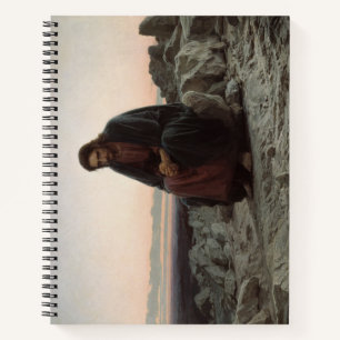 Christ in the Wilderness (by Ivan Kramskoi) Notebook