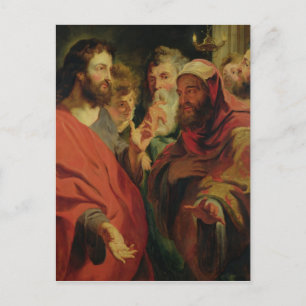 Christ Instructing Nicodemus Postcard