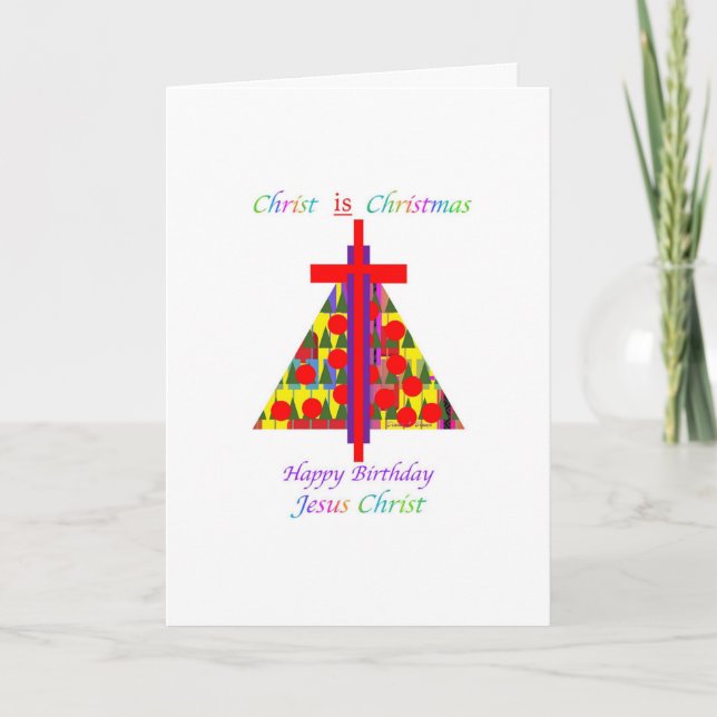 CHRIST IS CHRISTMAS HOLIDAY CARD (Front)