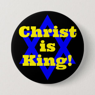 Christ is King!  7.5 Cm Round Badge