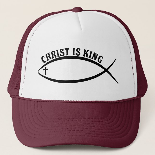 Christ Is King Trucker Hat (Front)
