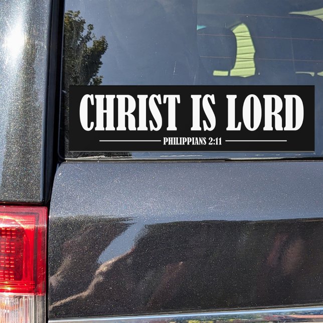 Christ is Lord Bumper Sticker (Creator Uploaded)