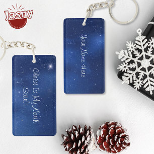 Christ Is My North Star Key Ring